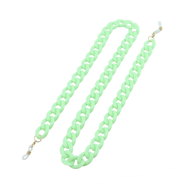 Chain link glasses/mask holder